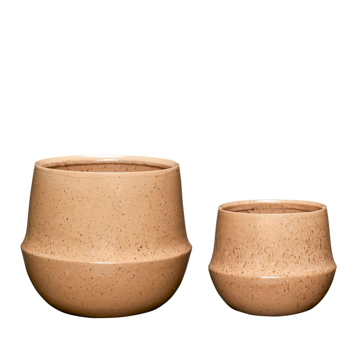 Kruka 2-pack - Sand - Hübsch