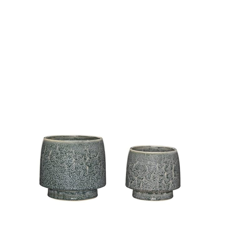 Lava krukor 2-pack, Petrol Hübsch Interior