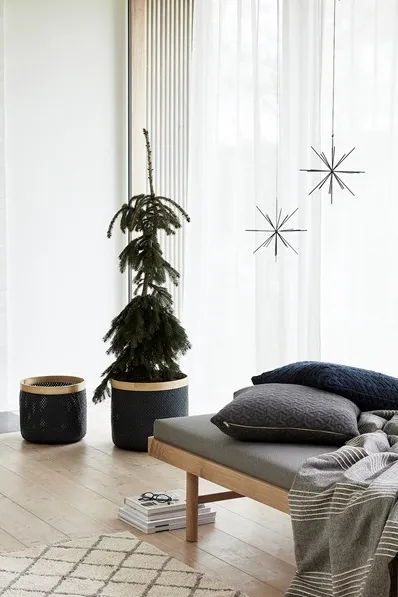 Matta 90x150 cm, Vit-grå Hübsch Interior