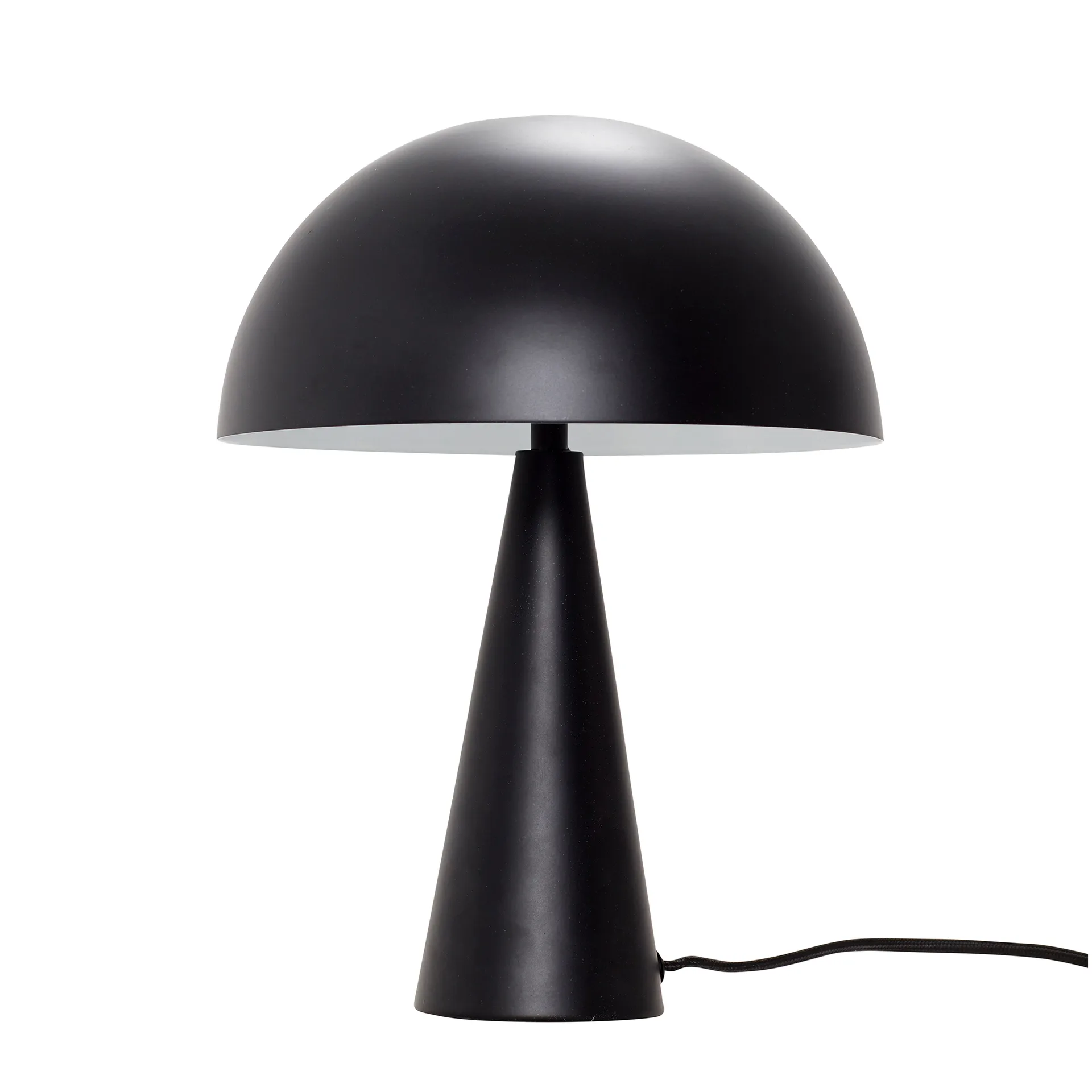 Mush bordslampa, Black, mini 34 cm Hübsch