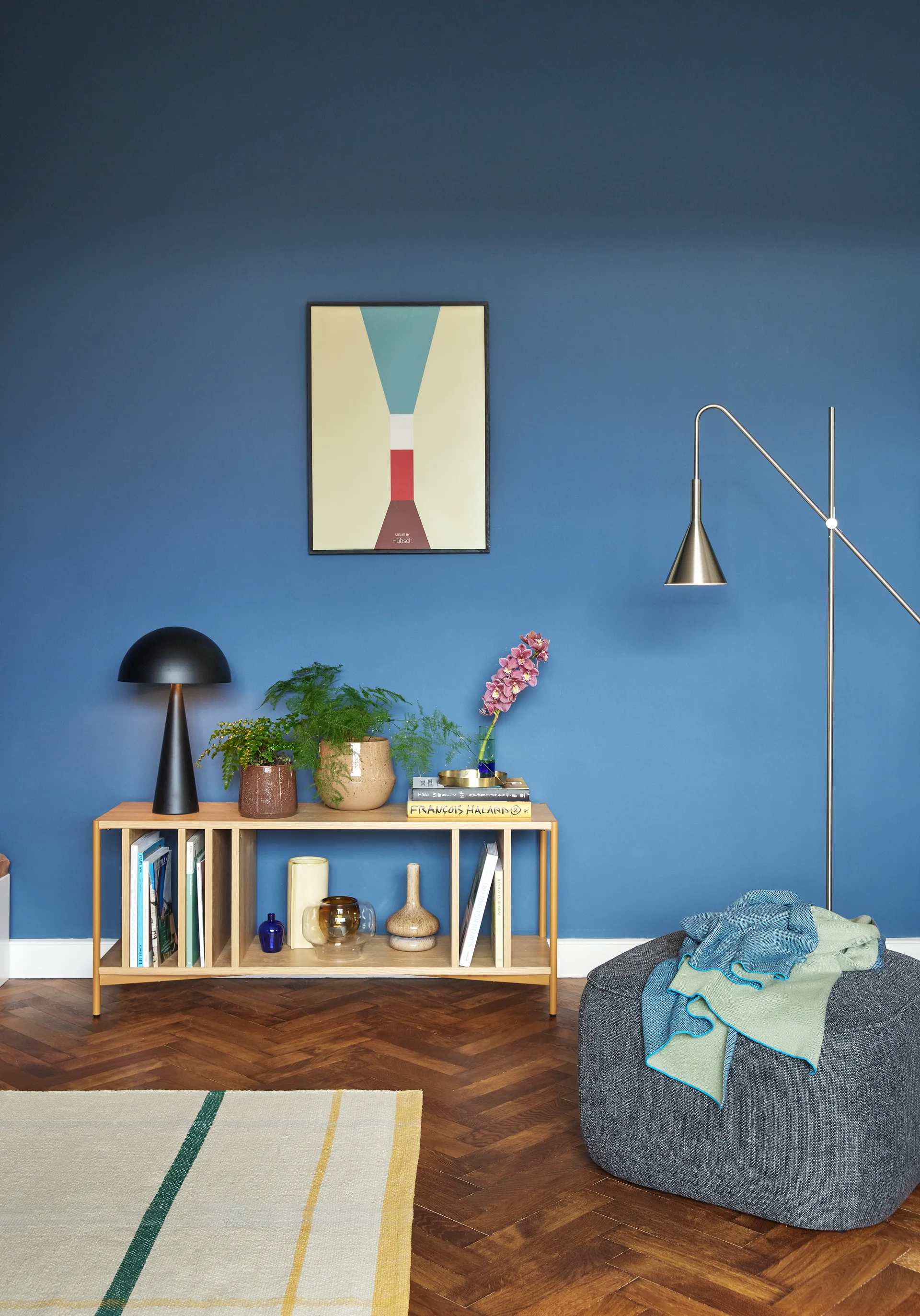 Mush bordslampa, Black, tall 50 cm Hübsch Interior