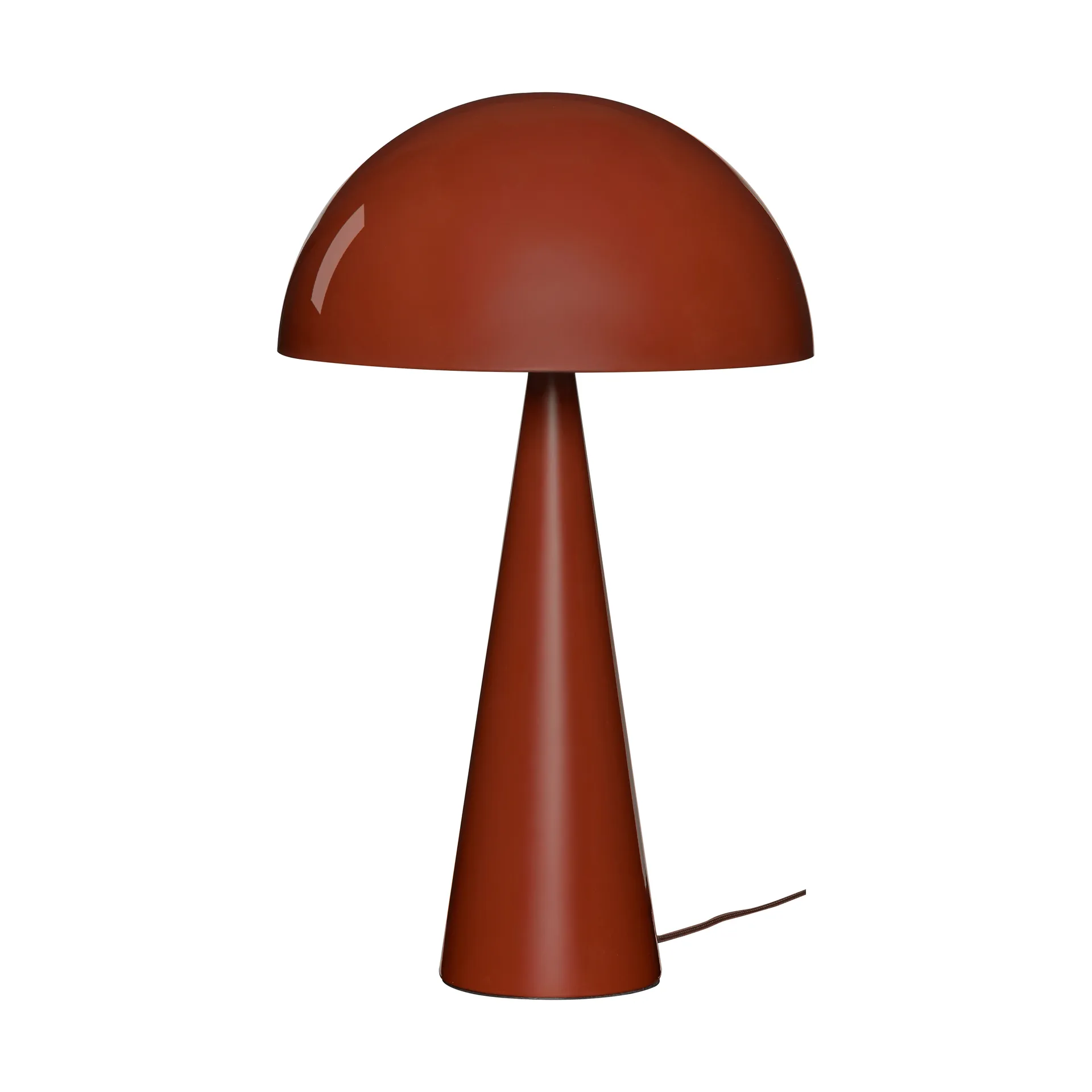 Mush bordslampa, Brown, tall 50 cm Hübsch