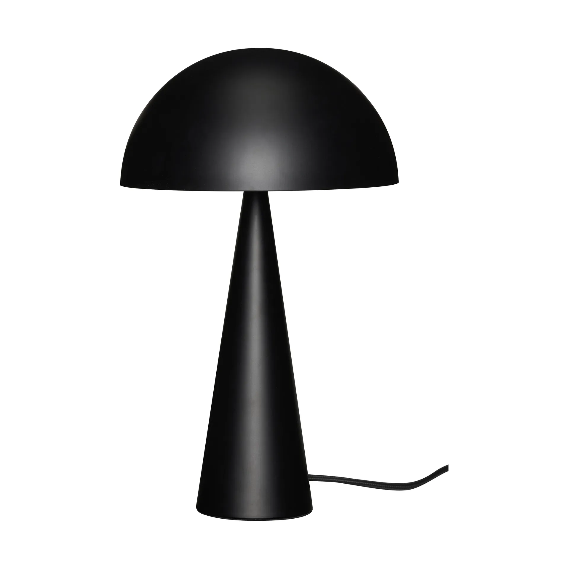 Mush bordslampa, Matt black, tall 50 cm Hübsch