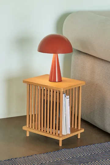 Mush bordslampa - Red, mini 34 cm - Hübsch Interior