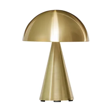 Mush portabel bordslampa - Brass - Hübsch Interior