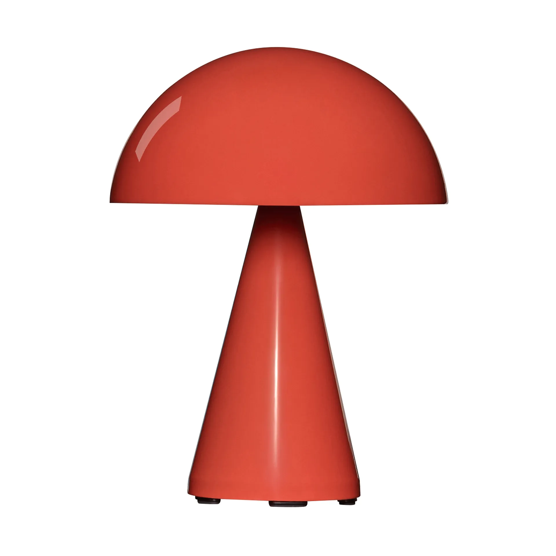 Mush portabel bordslampa, Bright red, 20 cm Hübsch