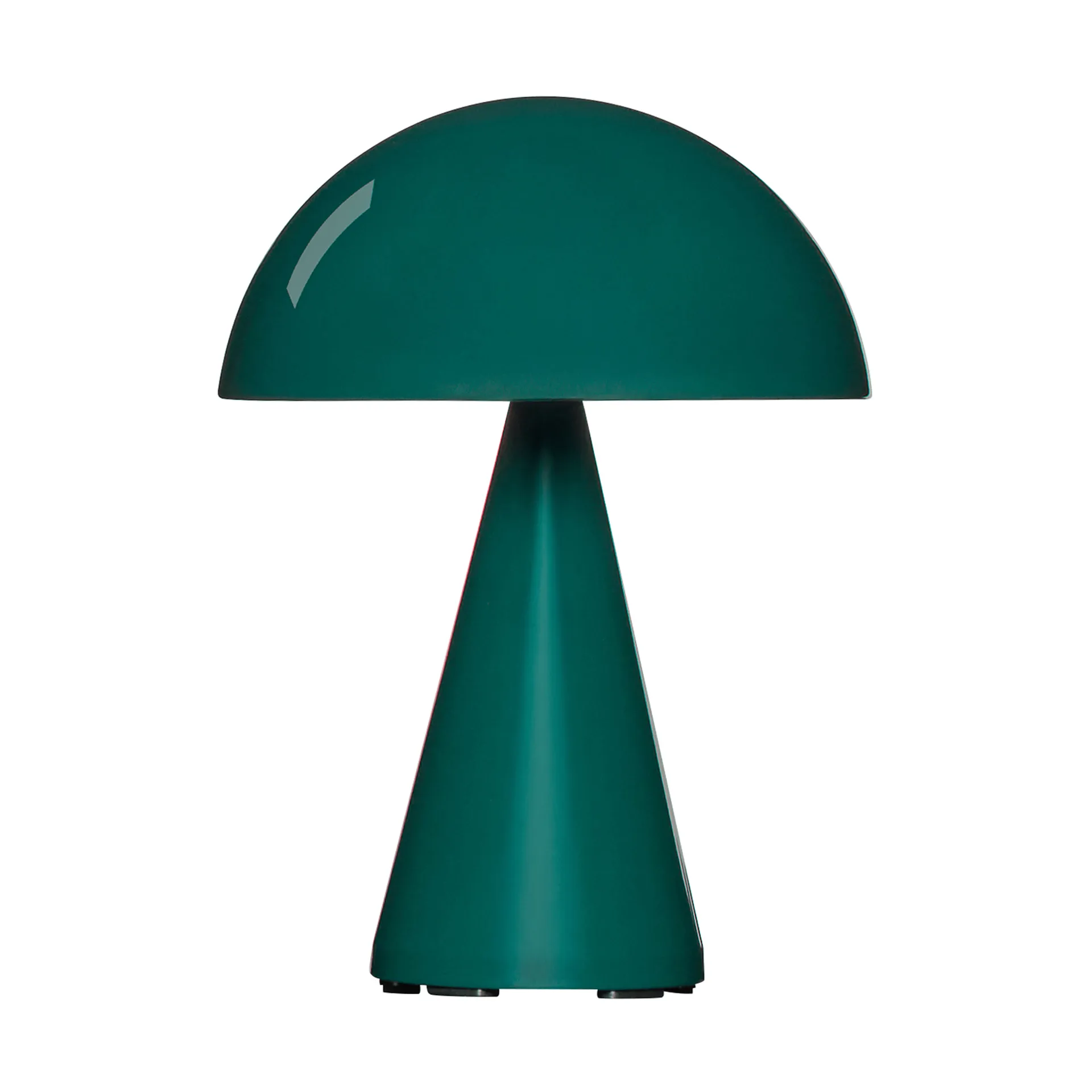 Mush portabel bordslampa, Dark green, 20 cm Hübsch