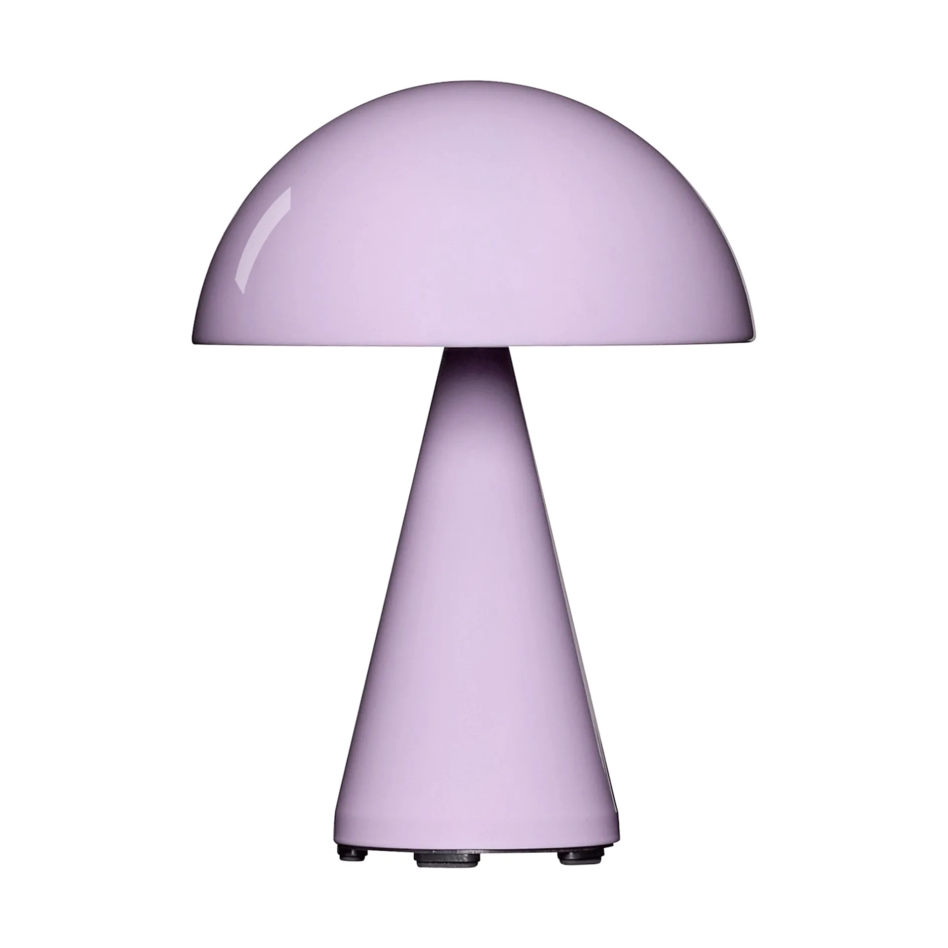 Mush portabel bordslampa, Light pink, 20 cm Hübsch