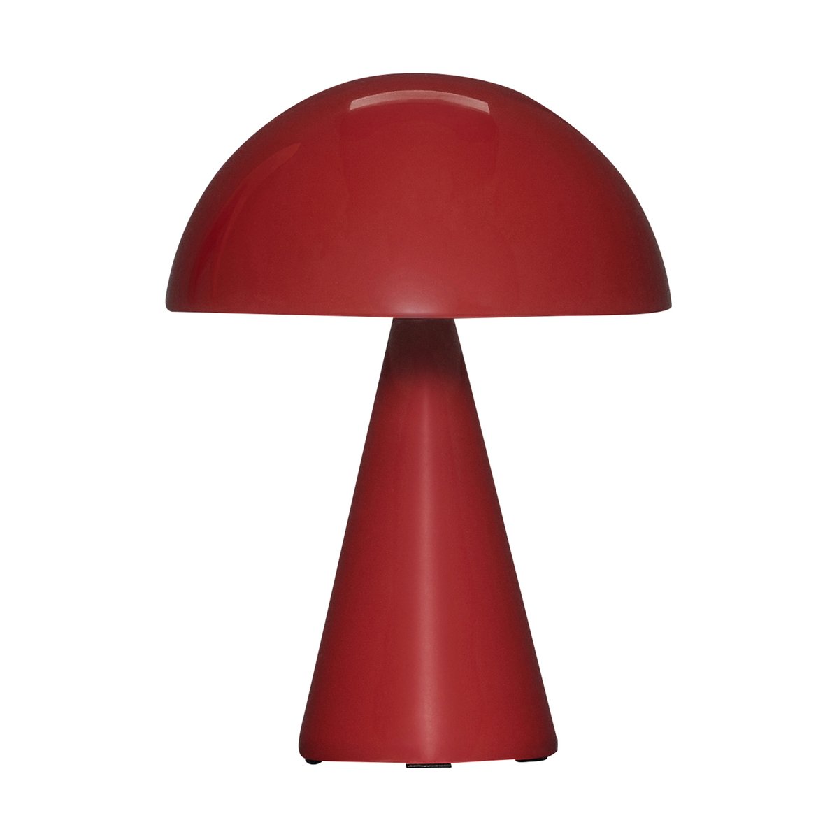 Hübsch Mush portabel bordslampa Red | Skandinavisk Design | Bordslampor | Röd
