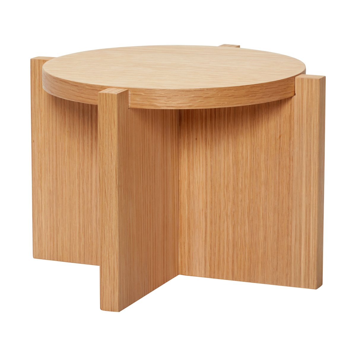 Hübsch Nomad sidobord small Ek | Skandinavisk Design | Avlastningsbord & Sidobord | Beige