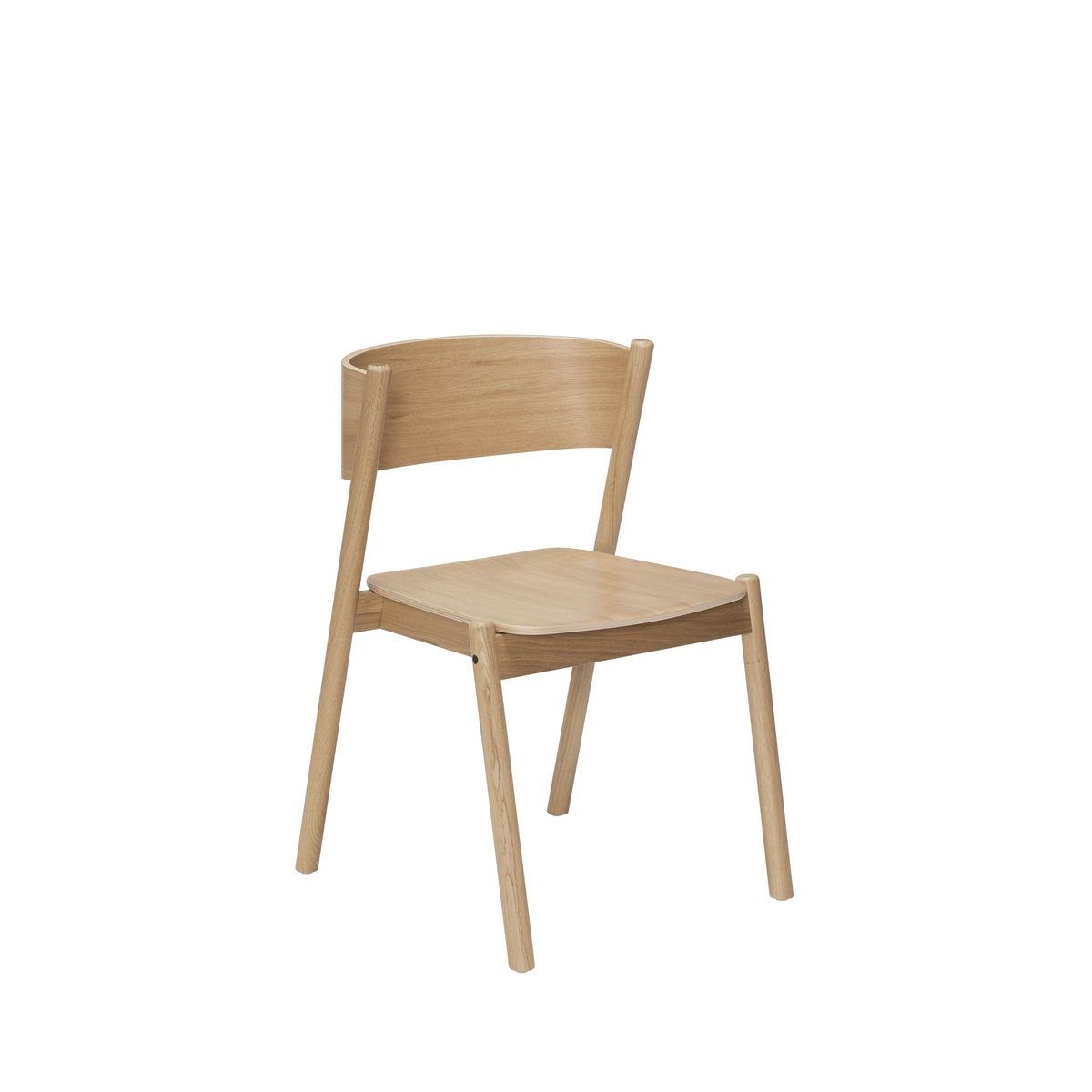 Hübsch Oblique stol Natur | Skandinavisk Design | Stolar |
