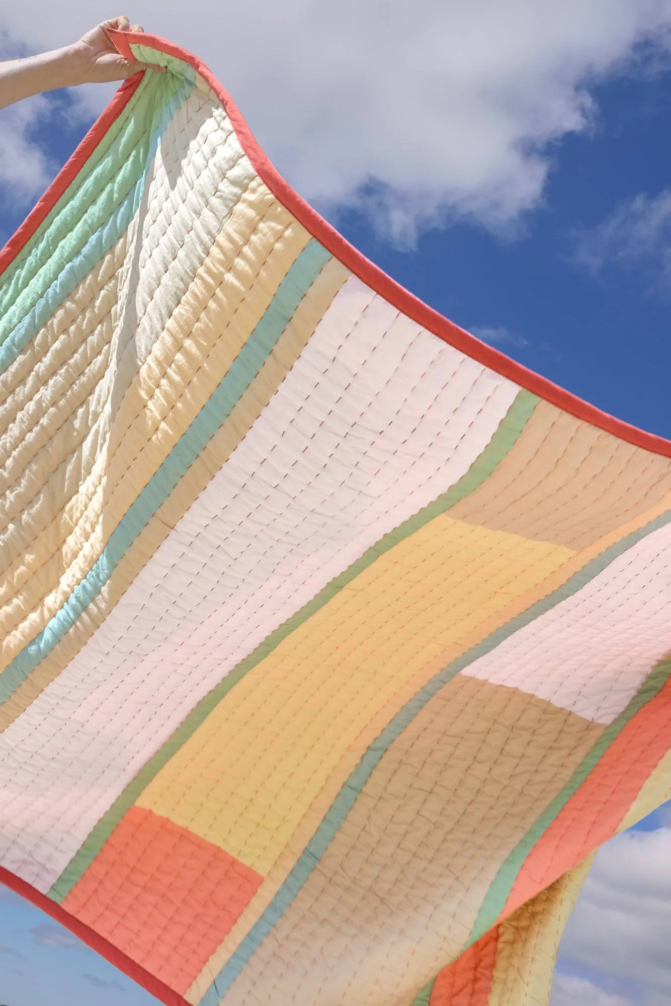 Pavilion pläd, Coral-multicolour, 140x200 cm Hübsch