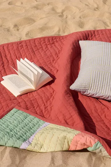 Pavilion pläd - Coral-multicolour, 140x200 cm - Hübsch