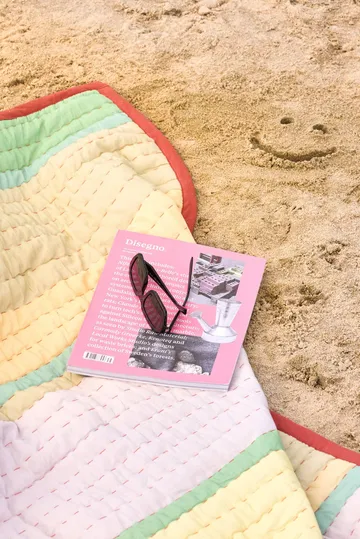 Pavilion pläd - Coral-multicolour, 140x200 cm - Hübsch