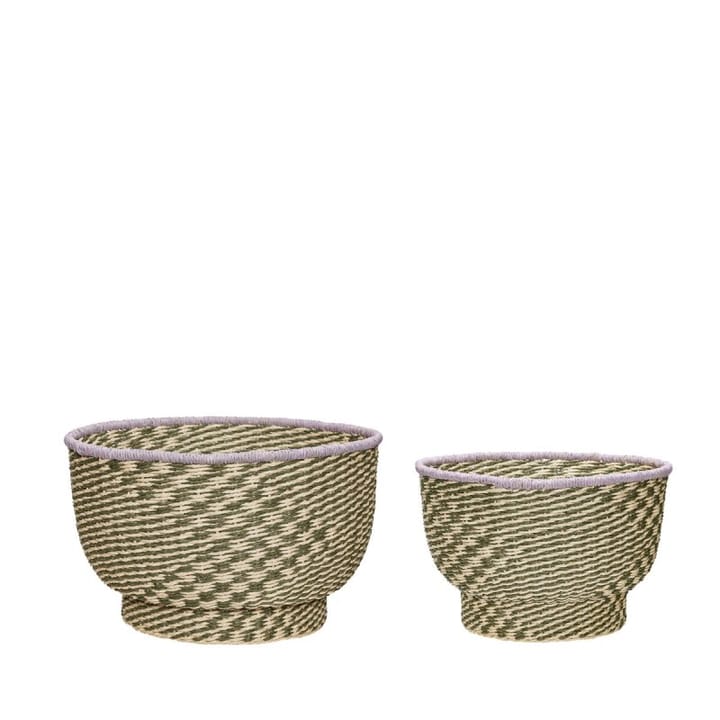 Peppy korgar 2-pack, Natur Hübsch Interior
