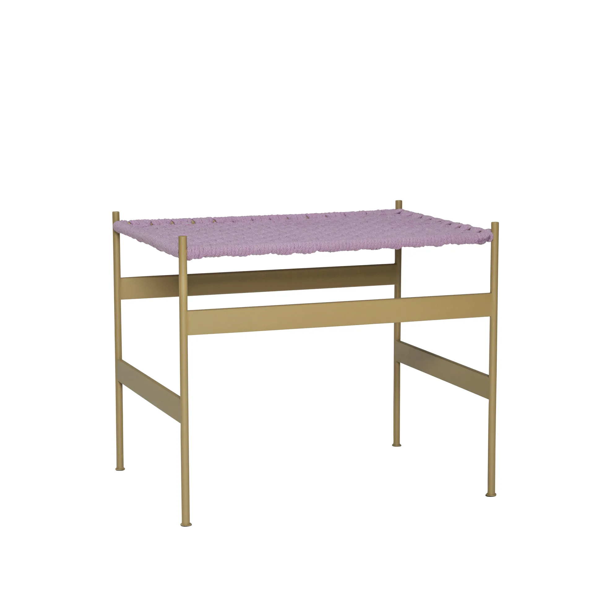 Peri bänk Lila 56x47 cm, Lila Hübsch Interior