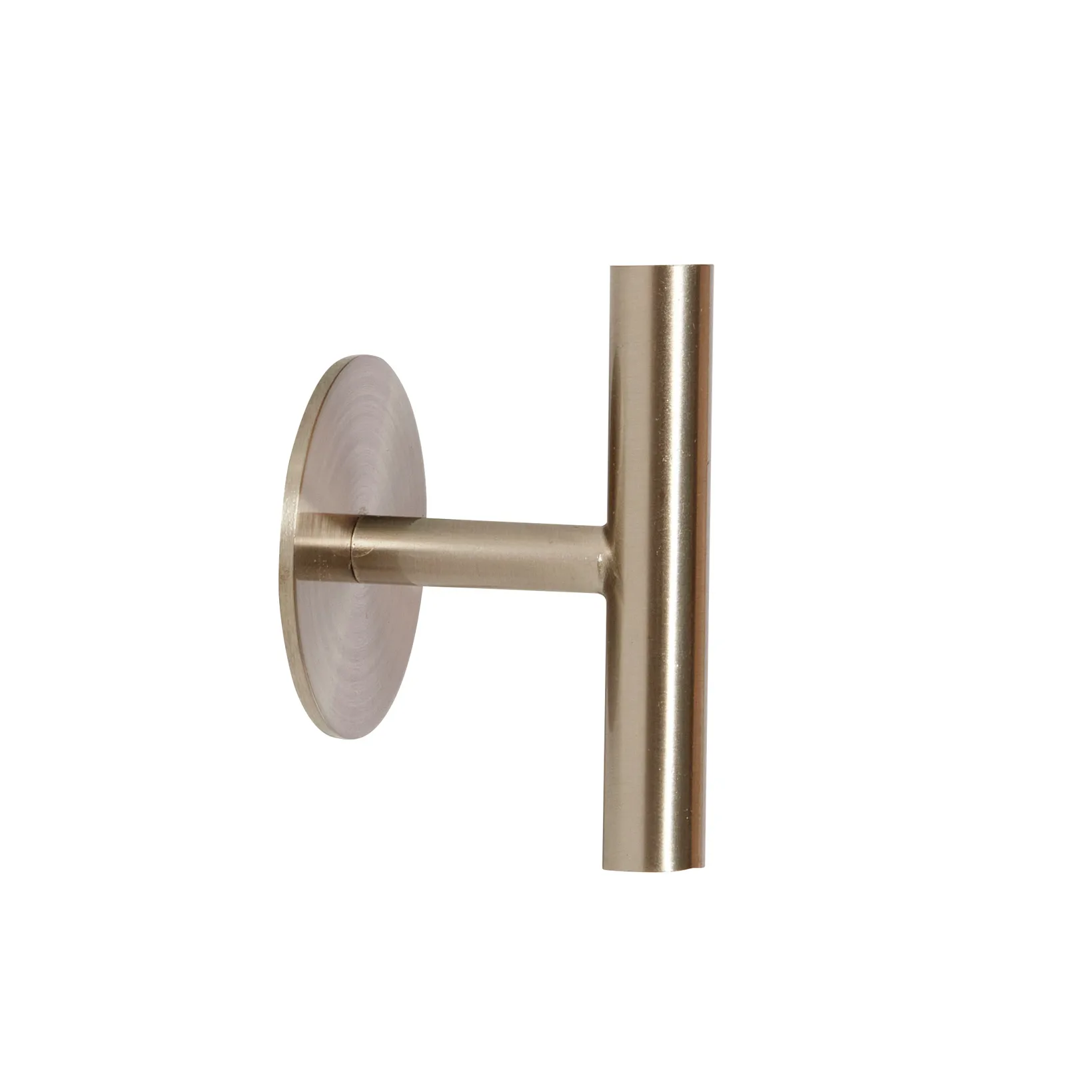 Hübsch Piccolo knopp Nickel | Skandinavisk Design | Krokar & Hängare | Silverfärgad