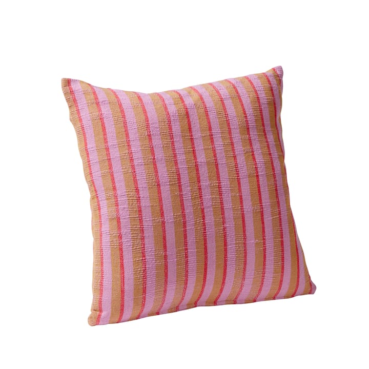 Pude bomull kudde 50x50 cm, Rosa-brun-röd Hübsch Interior