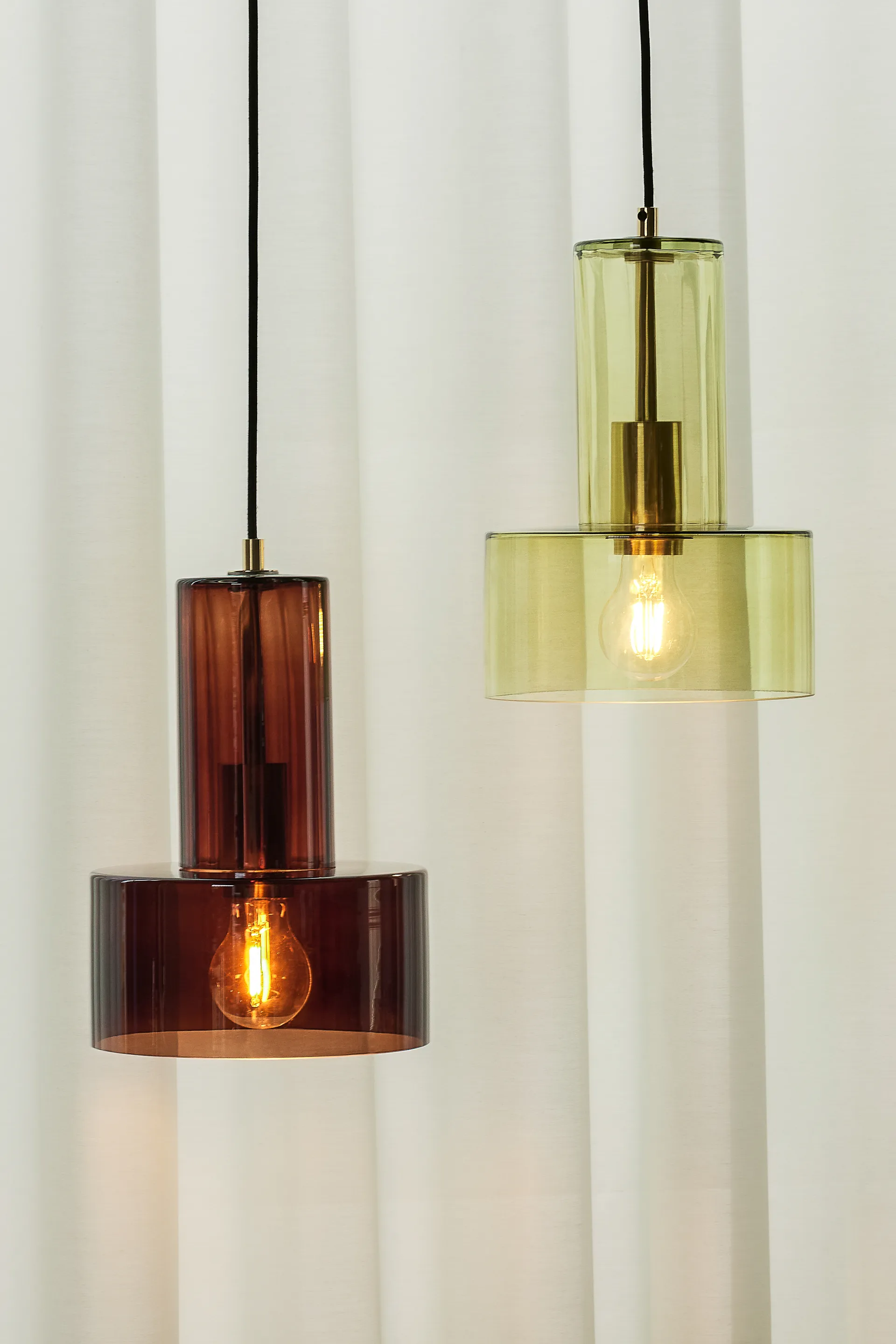 Ripple taklampa, Green Hübsch Interior