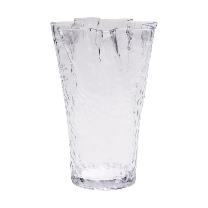 Ruffle vas - Clear - Hübsch