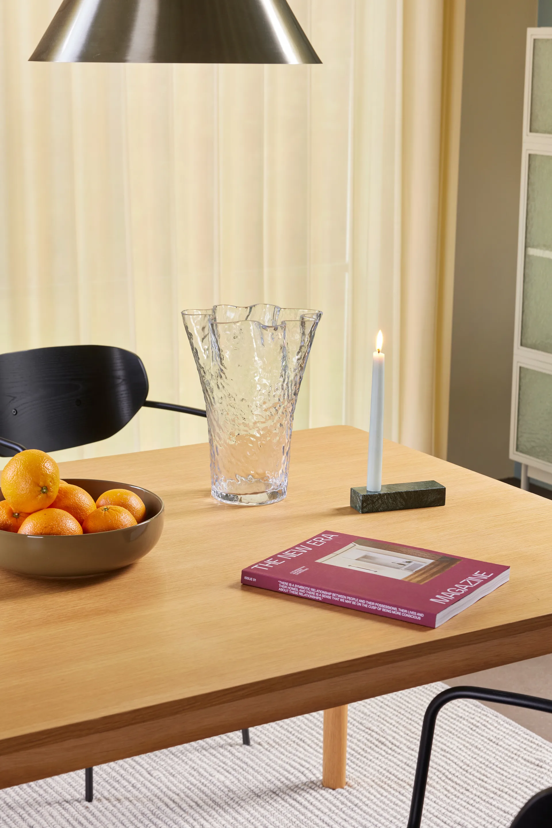 Ruffle vas, Clear Hübsch Interior