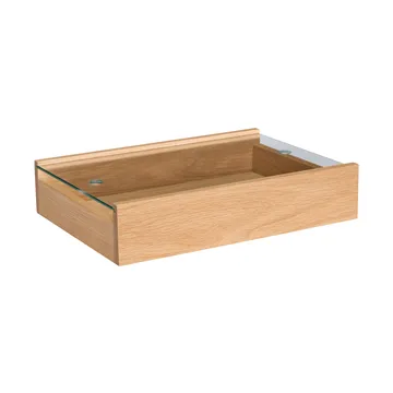 Senri förvaringslåda - Ek-glas, 42x30x9 cm - Hübsch