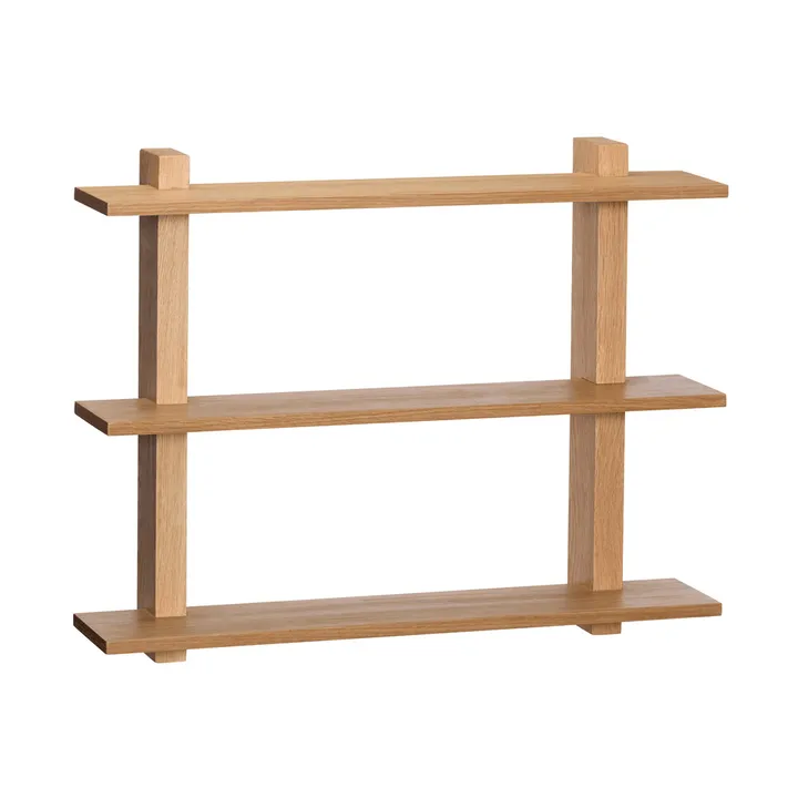 Simple vägghylla - Ek, 60x47x60 cm - Hübsch