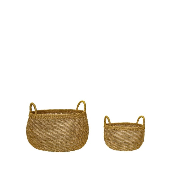 Solar korgar 2-pack - Natur- gul - Hübsch