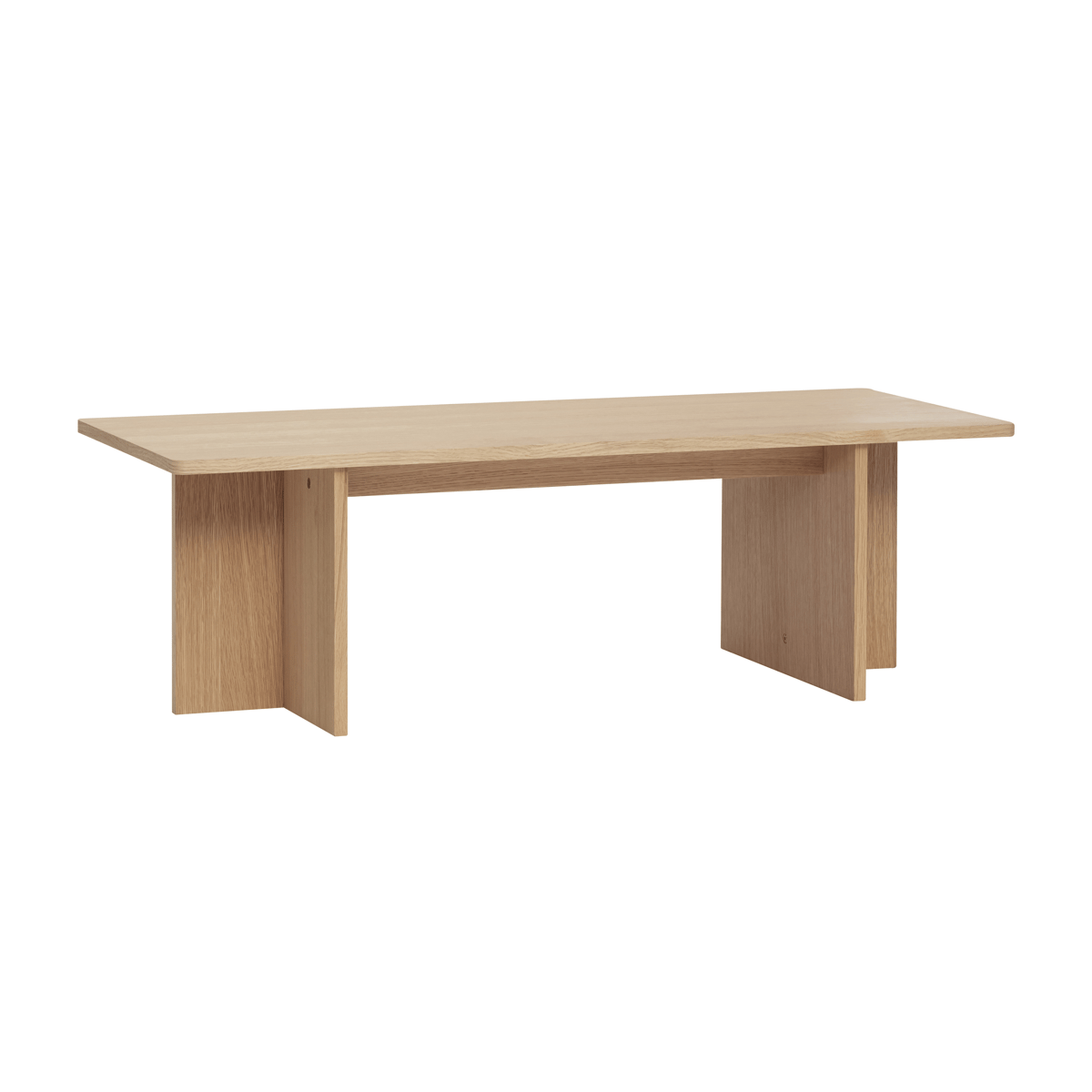 Hübsch Split soffbord Ek | Skandinavisk Design | Soffbord | Beige