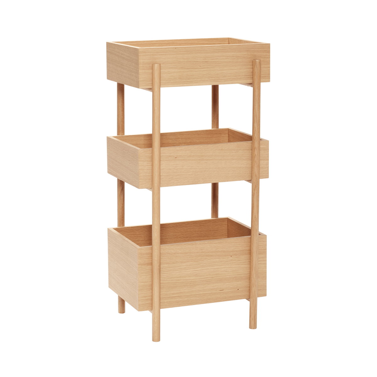 Hübsch Stack konsolbord Ek | Skandinavisk Design | Avlastningsbord & Sidobord | Beige