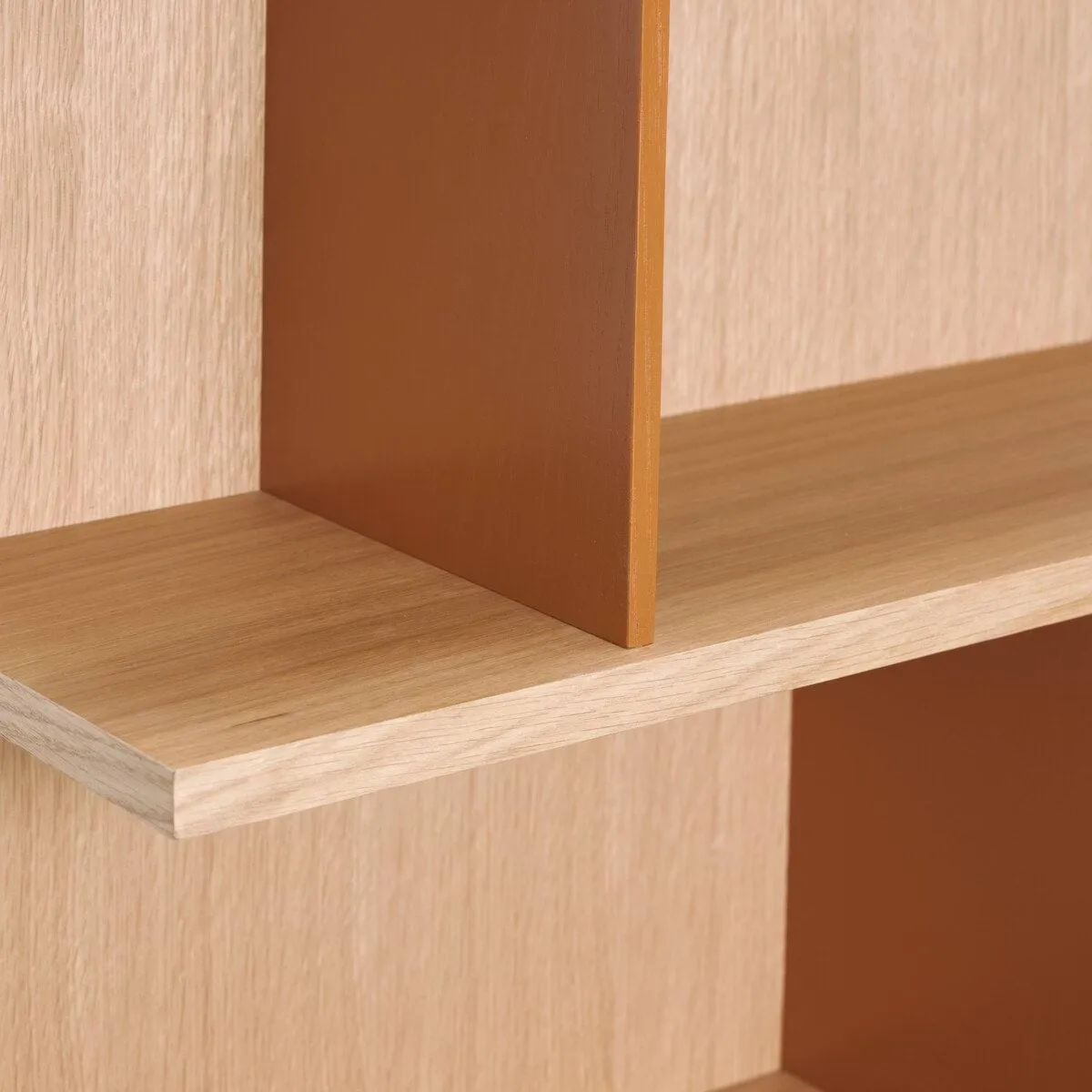 Stand hylla, Ek-röd, 60x80x22 cm Hübsch