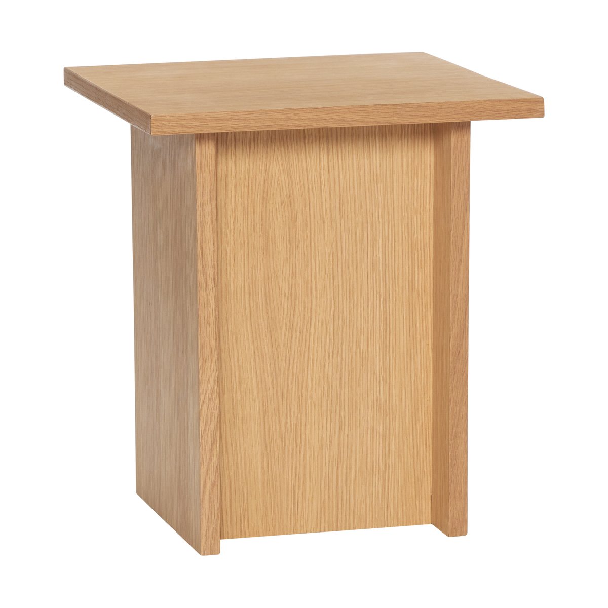 Hübsch Straight sidobord Ek | Skandinavisk Design | Avlastningsbord & Sidobord | Beige