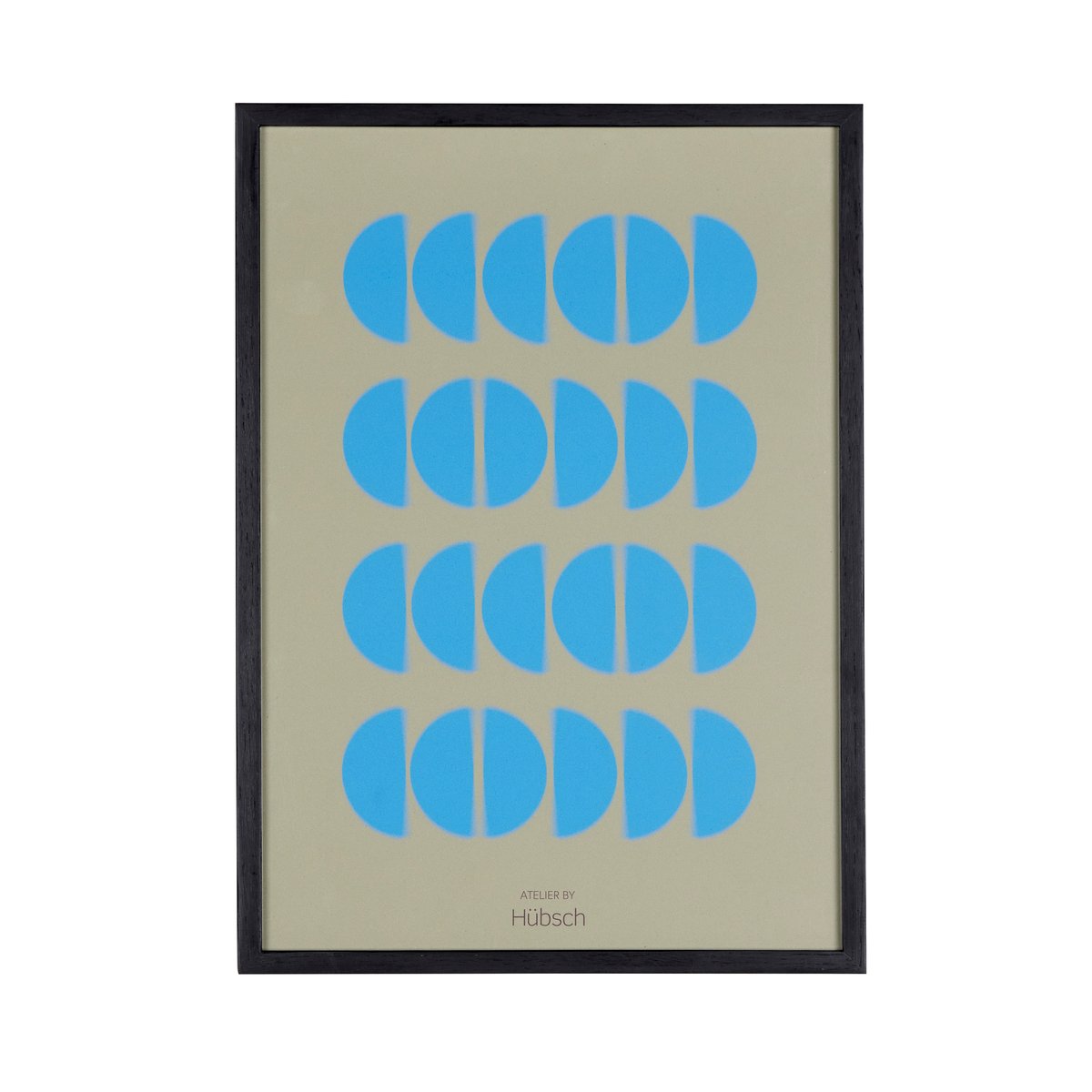 Hübsch Tavla med träram medium Svart | Skandinavisk Design | Posters | Svart
