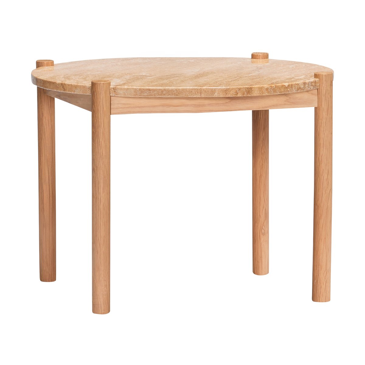Hübsch Trava soffbord Ek-travertin | Skandinavisk Design | Soffbord | Beige