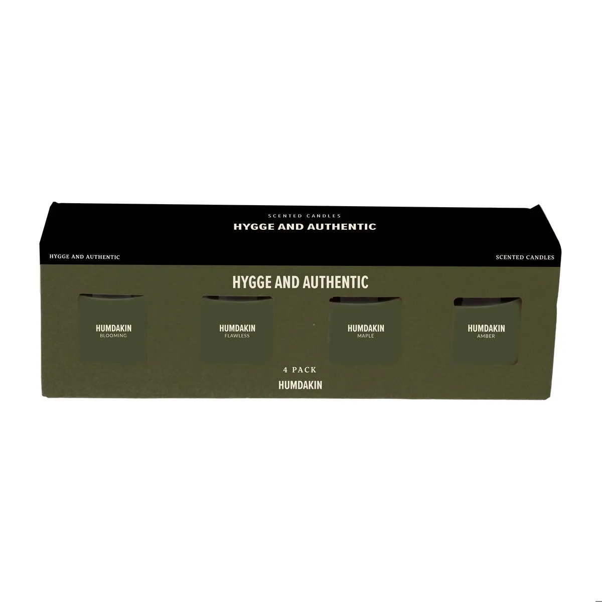 Humdakin Humdakin doftljus 4-pack Hygge and Authentic - Green