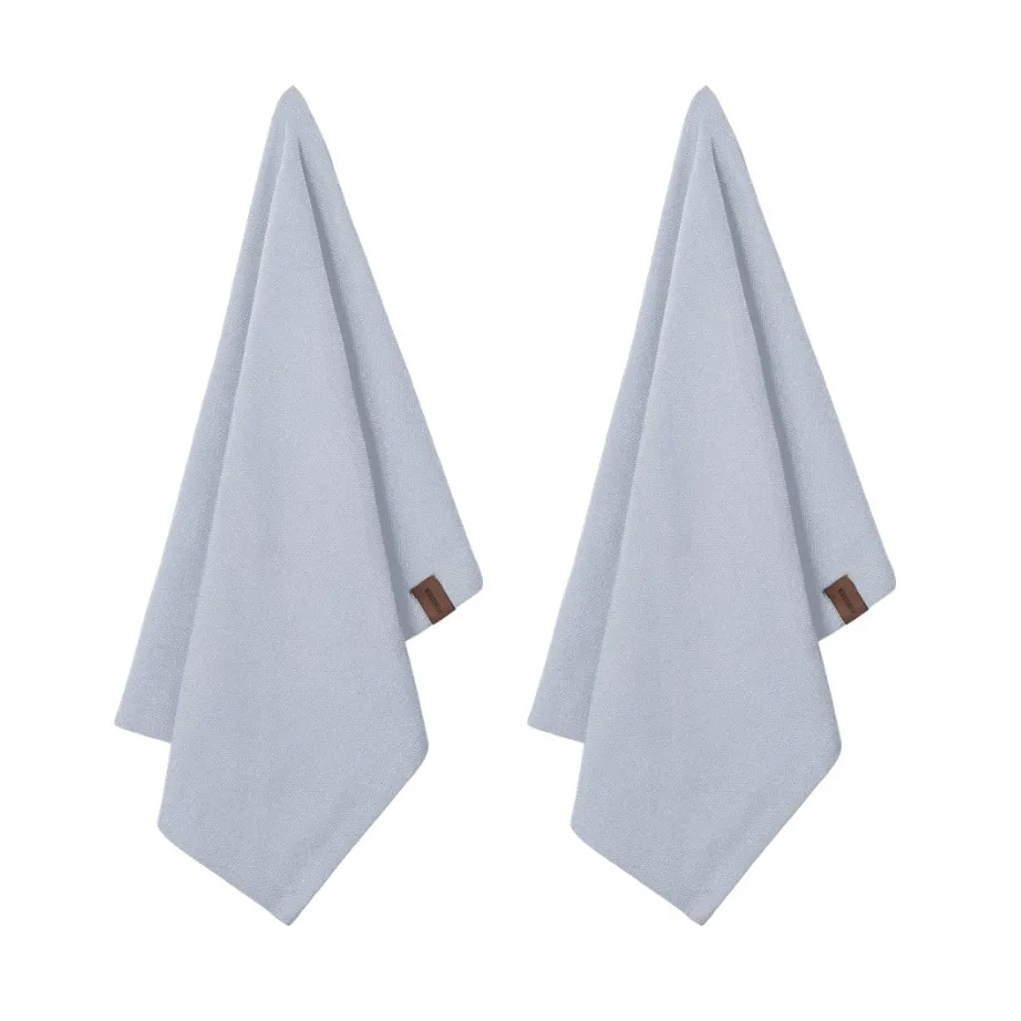 Humdakin ekologisk kökshandduk 45x70 cm 2-pack, Blue glass Humdakin