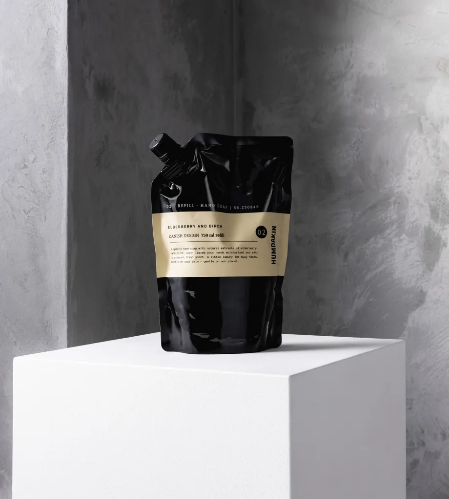 Humdakin handtvål refill 750 ml, Elderberry & birch Humdakin