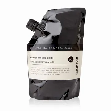 Humdakin handtvål refill 750 ml - Elderberry & birch - Humdakin