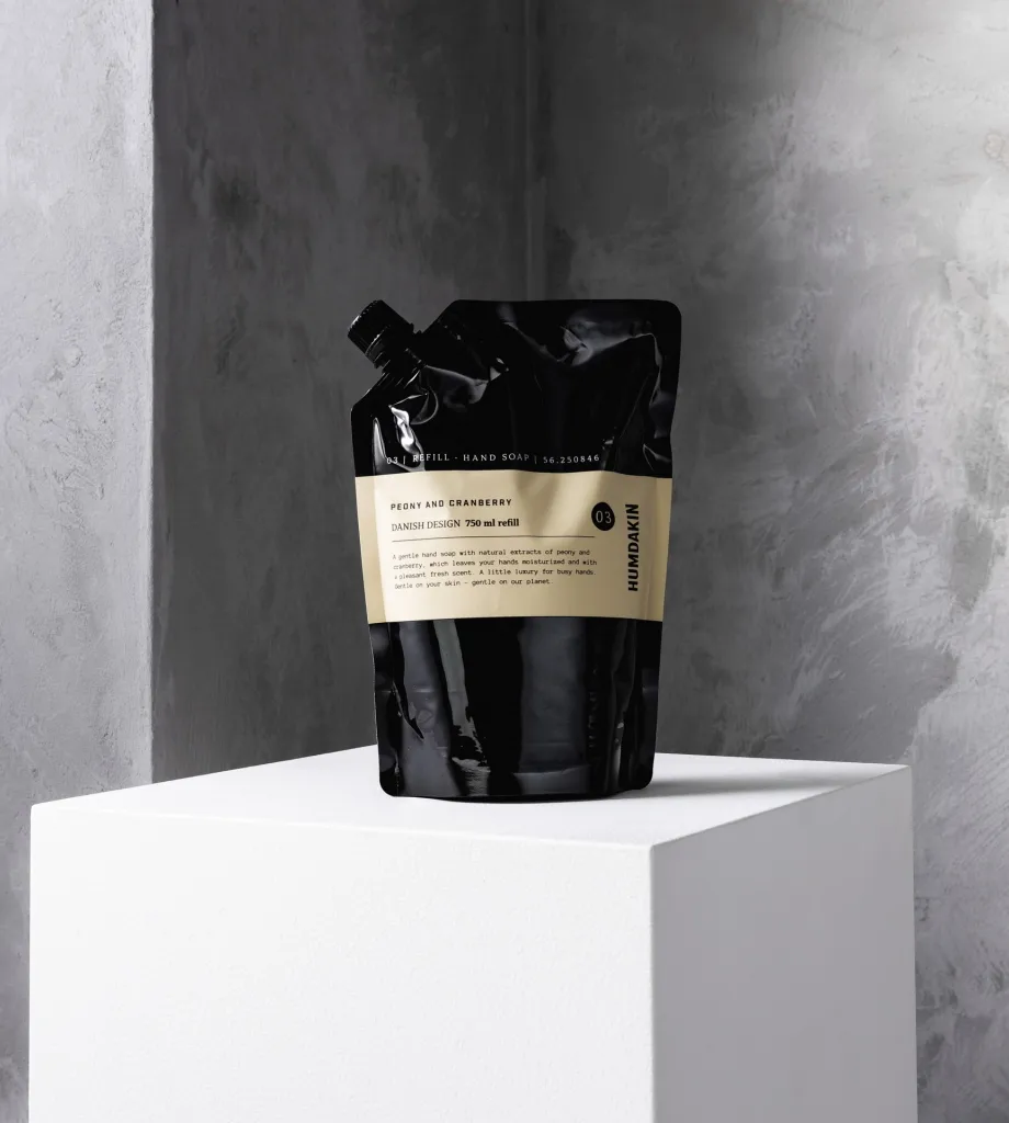 Humdakin handtvål refill 750 ml, Peony & cranberry Humdakin