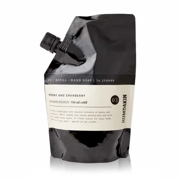 Humdakin handtvål refill 750 ml - Peony & cranberry - Humdakin