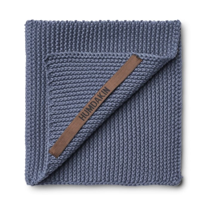 Humdakin Knitted disktrasa 28x28 cm - Blue stone - Humdakin