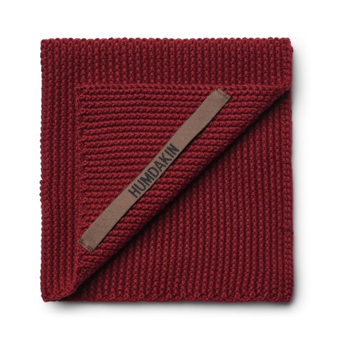 Humdakin Knitted disktrasa 28x28 cm - Maroon - Humdakin