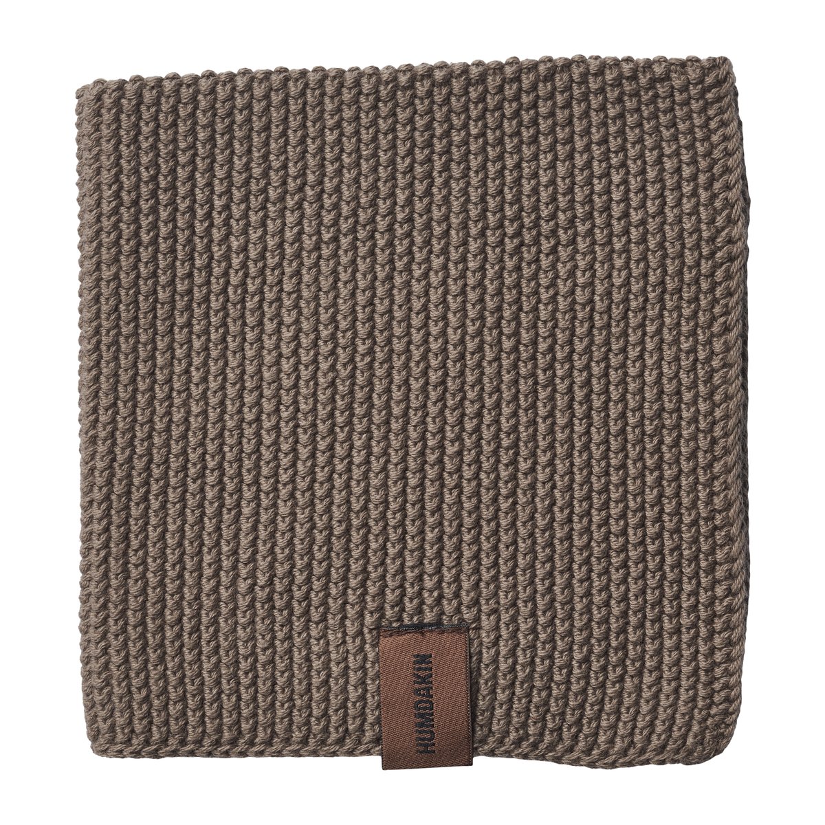 Humdakin Knitted disktrasa 28x28 cm Waldorf | Skandinavisk Design | Disktrasor & Diskborstar | Brun