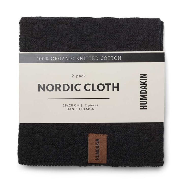 Humdakin Nordic disktrasa 28x28 cm 2-pack - Coal - Humdakin