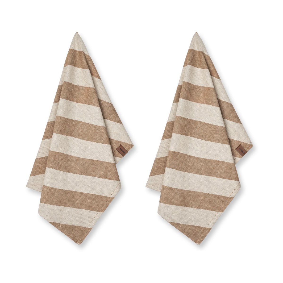Humdakin Recycled kökshandduk 45x70 cm 2-pack Beige candy
