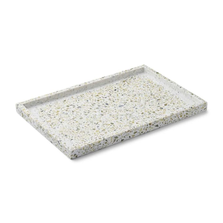 Humdakin Terrazzo bricka 30x20 cm - Green-white - Humdakin