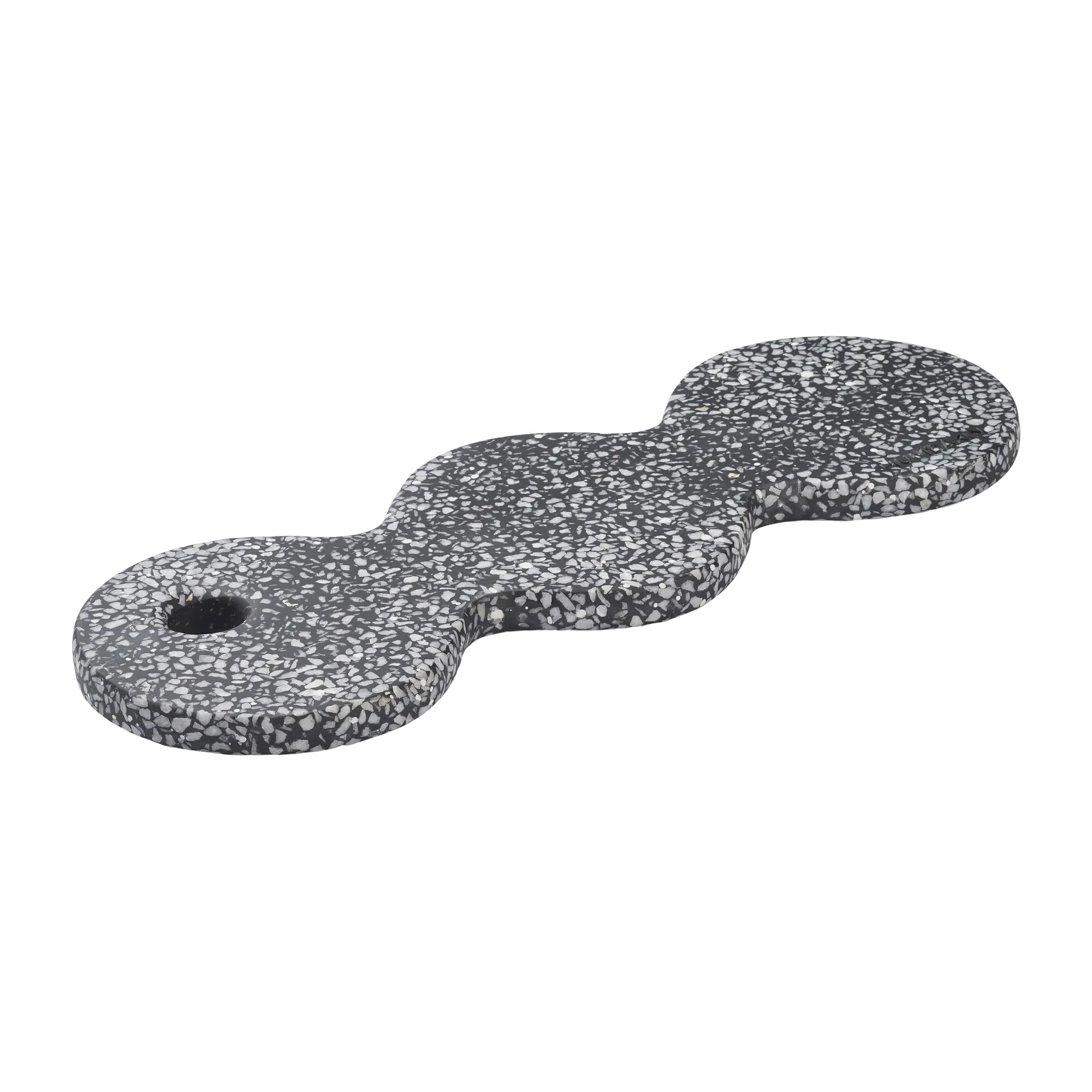Humdakin Terrazzo bricka 40 cm, Black Humdakin