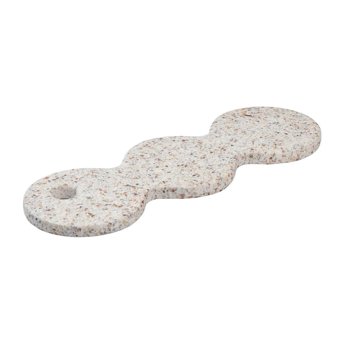 Humdakin Humdakin Terrazzo bricka 40 cm Red/Beige