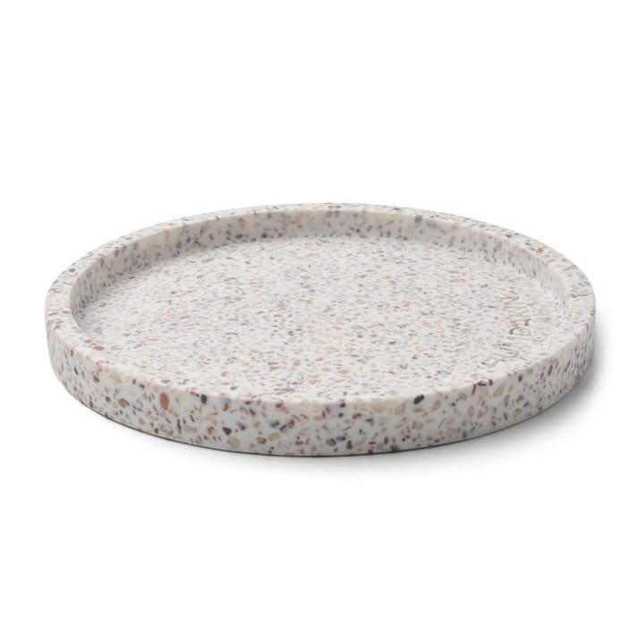 Humdakin Terrazzo rund bricka Ø20 cm - White-brown - Humdakin