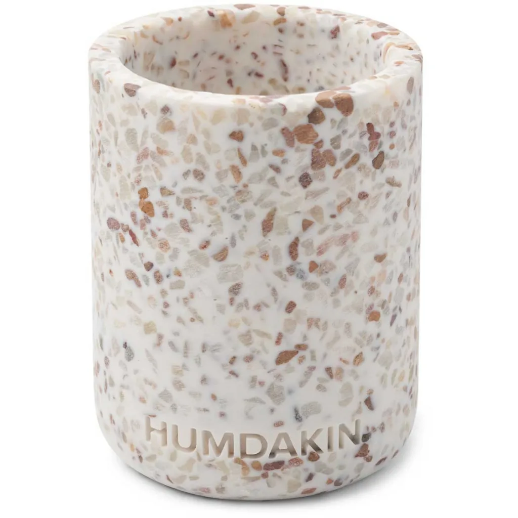 Humdakin Terrazzo tandborstmugg 10 cm, White-brown Humdakin